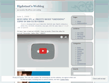 Tablet Screenshot of hgdotnet.wordpress.com