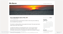 Desktop Screenshot of minbarom.wordpress.com