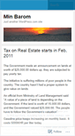 Mobile Screenshot of minbarom.wordpress.com