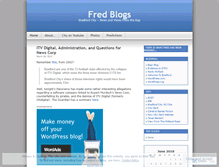 Tablet Screenshot of fredblogsbantams.wordpress.com