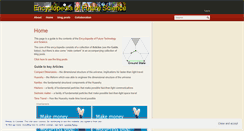 Desktop Screenshot of futurescienceencyclopedia.wordpress.com