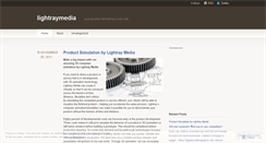 Desktop Screenshot of lightraymedia.wordpress.com