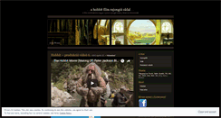 Desktop Screenshot of hobbitfilm.wordpress.com