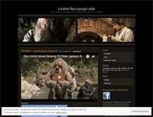 Tablet Screenshot of hobbitfilm.wordpress.com