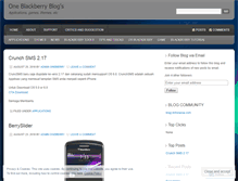 Tablet Screenshot of oneberry.wordpress.com