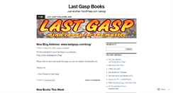 Desktop Screenshot of lastgasp.wordpress.com