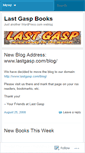 Mobile Screenshot of lastgasp.wordpress.com