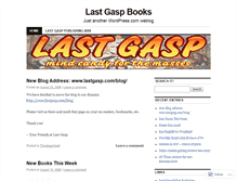 Tablet Screenshot of lastgasp.wordpress.com