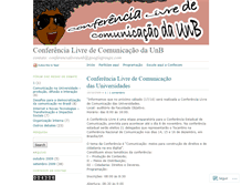 Tablet Screenshot of confecomlivreunb.wordpress.com