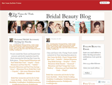 Tablet Screenshot of haircomesthebride.wordpress.com