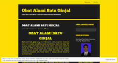 Desktop Screenshot of obatalamibatuginjalsite.wordpress.com