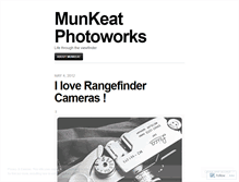 Tablet Screenshot of munkeat.wordpress.com