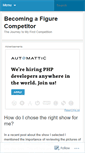 Mobile Screenshot of becomingafigurecompetitor.wordpress.com