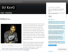 Tablet Screenshot of djkevg98.wordpress.com