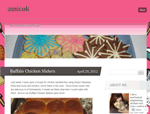 Tablet Screenshot of amicok.wordpress.com