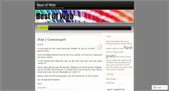 Desktop Screenshot of best0fweb.wordpress.com
