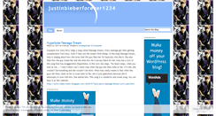 Desktop Screenshot of justinbieberforever1234.wordpress.com