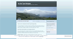 Desktop Screenshot of noredtapemortgage.wordpress.com