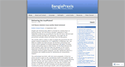 Desktop Screenshot of banglapraxis.wordpress.com