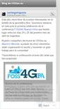 Mobile Screenshot of osgeoes.wordpress.com