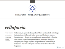 Tablet Screenshot of cellapuriaskincare.wordpress.com