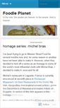 Mobile Screenshot of foodieplanet.wordpress.com
