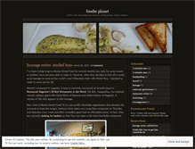 Tablet Screenshot of foodieplanet.wordpress.com