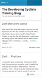 Mobile Screenshot of developingcyclist.wordpress.com