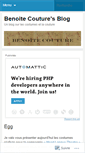 Mobile Screenshot of benoiteparis.wordpress.com