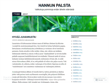 Tablet Screenshot of hannukalervo.wordpress.com