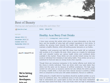 Tablet Screenshot of beautefull.wordpress.com
