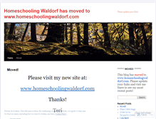 Tablet Screenshot of homeschoolingwaldorf.wordpress.com