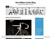 Tablet Screenshot of donwalkercycles.wordpress.com