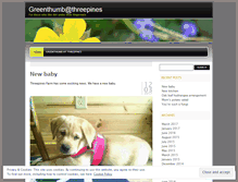 Tablet Screenshot of greenthumbatthreepines.wordpress.com