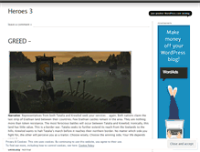 Tablet Screenshot of heroescomunity.wordpress.com