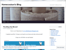 Tablet Screenshot of homecouture.wordpress.com