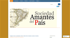 Desktop Screenshot of amantesdelpais.wordpress.com