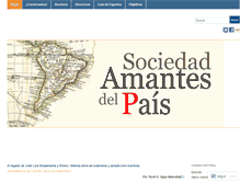 Tablet Screenshot of amantesdelpais.wordpress.com