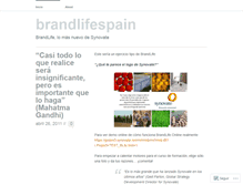 Tablet Screenshot of brandlifespain.wordpress.com