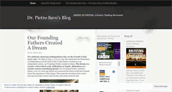 Desktop Screenshot of pietrosavo.wordpress.com
