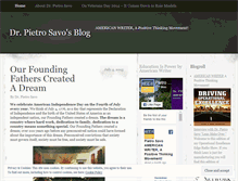 Tablet Screenshot of pietrosavo.wordpress.com