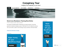 Tablet Screenshot of conspiracytour.wordpress.com
