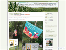 Tablet Screenshot of brianthomaswilson.wordpress.com