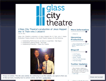 Tablet Screenshot of glasscitytheatre.wordpress.com