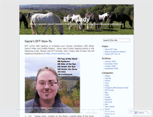 Tablet Screenshot of eftlady.wordpress.com
