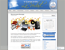 Tablet Screenshot of ministeriojuan832recursos.wordpress.com