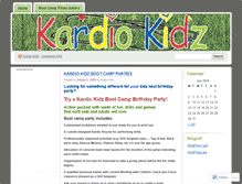 Tablet Screenshot of kardiokidz.wordpress.com