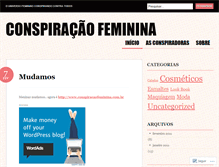 Tablet Screenshot of conspiracaofeminina.wordpress.com