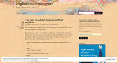 Desktop Screenshot of englishroseinnewyork.wordpress.com