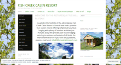 Desktop Screenshot of fishcreekcabinresort.wordpress.com